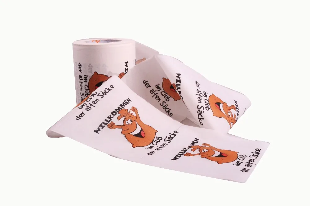 Туалетная бумага с индивидуальным принтом