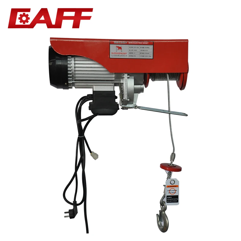 lifting tool mini hoist cheap price wire rope electric winch 120V