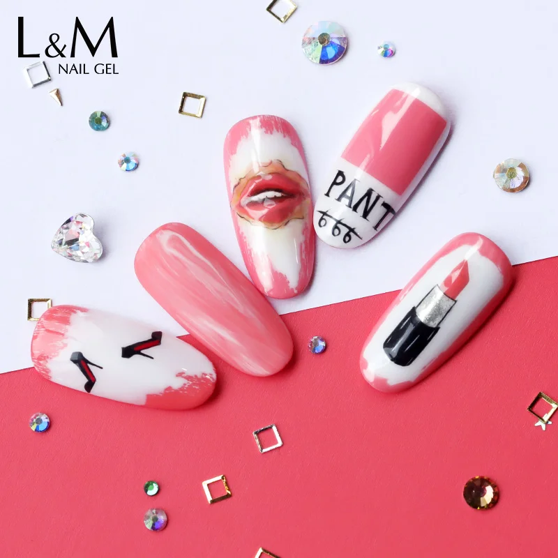 ibdgel Living Coral Orange Series Nail Art Gel Nail Varnish Polish