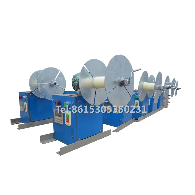 
semi-automatic plastic rope coiling plant yarn winding machine 