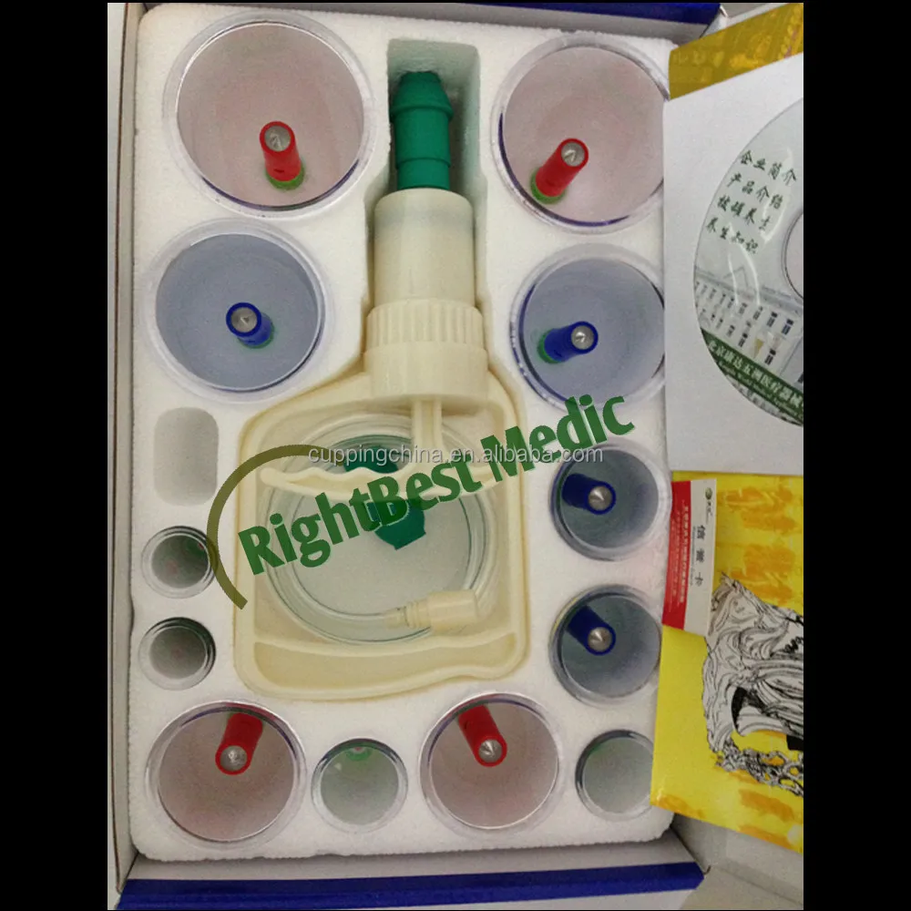 Ручной насос KangZhu наборы вакуумных банок присоска hijama 12 чашек