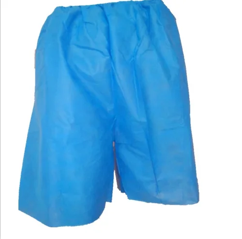 Low price Disposable Non-woven Fabric SMS Colonoscopy Checking Pants Exam Pants Colonoscopy Shorts For Hospital