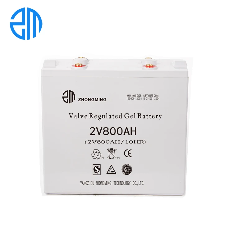 ZM Long Life Gel Batteries Opzv Tubular Batteries 2V 1000ah