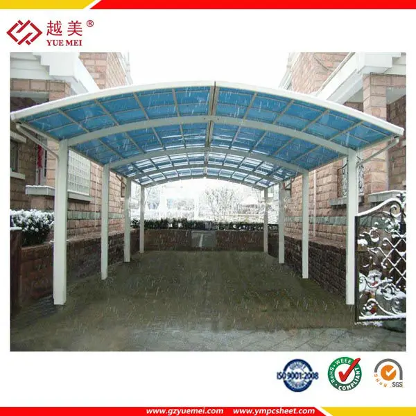 Anti UV polycarbonate hollow sheet for roofing shed & skylight dome