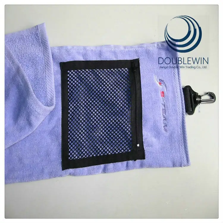 Китай производитель оптовая продажа тиснением гольф полотенце мои-заказы с alibaba выражать