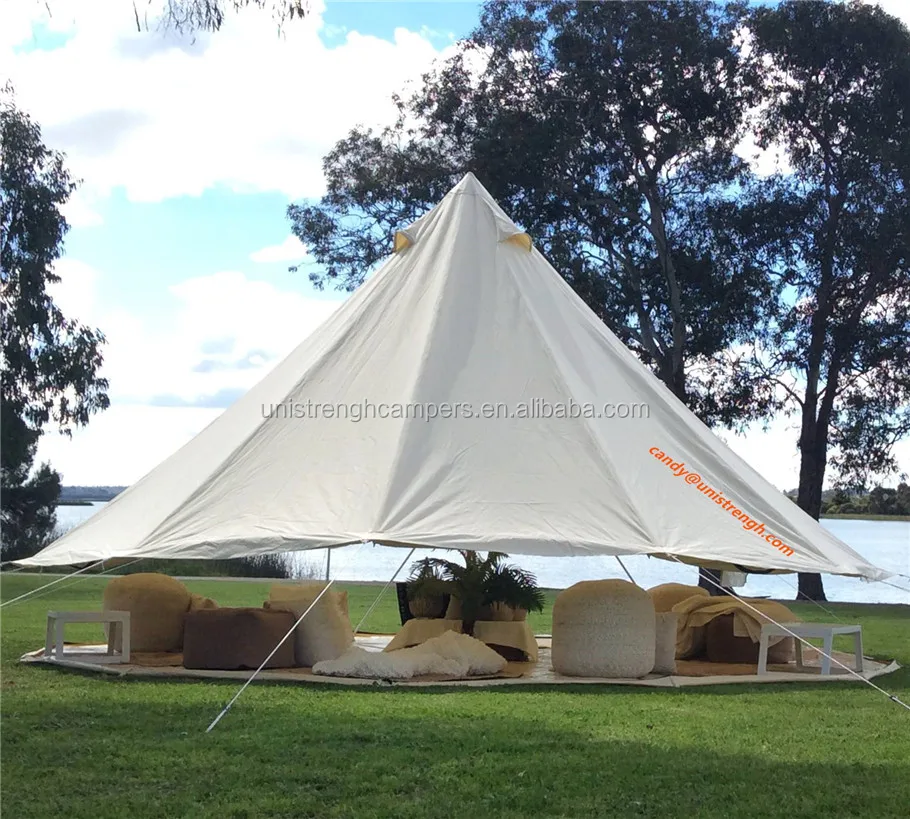 3M,4M,5M,6M outdoor glamping cotton canvas bell tents sunshade tent tarp