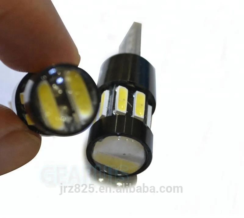 W5W T10 Canbus 10 smd 7014 LED 10SMD 194 168 501 Good quality LED For car clearance light 6500K cold white DC 12V