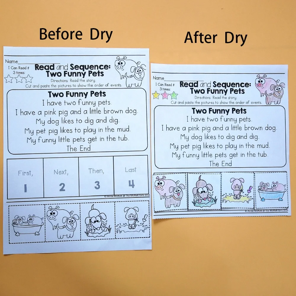 Kids Games English Phonics Sight Words Read and Sequence Preschool Reading Comprehension Workbook Exercise Book Baby Toys