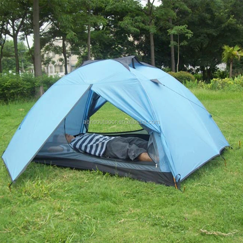 1-2 Man Tent Ultra Light-weight Hiking Backpacking Tents Fabric and Aluminum Poles for Outdoor Camping with Nylon 6306220090