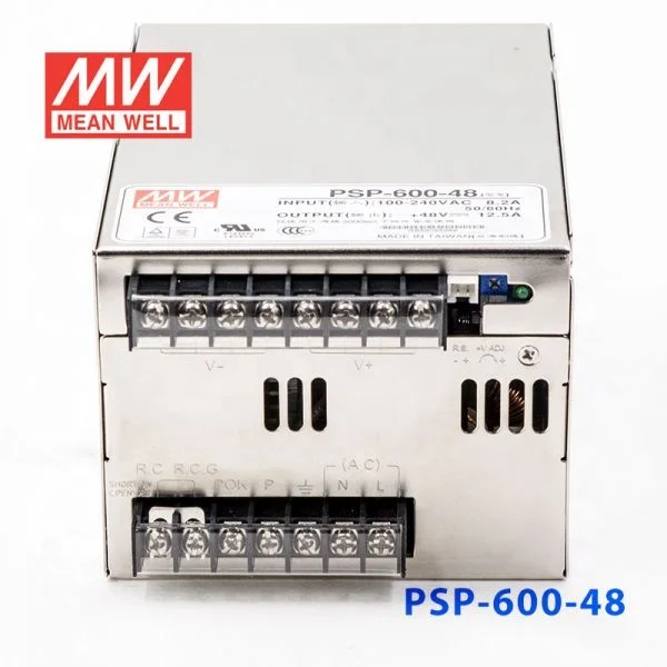 RSP-600-48 48V  600W with PFC and Parallel Function MEAN WELL switching power supply  DC fan