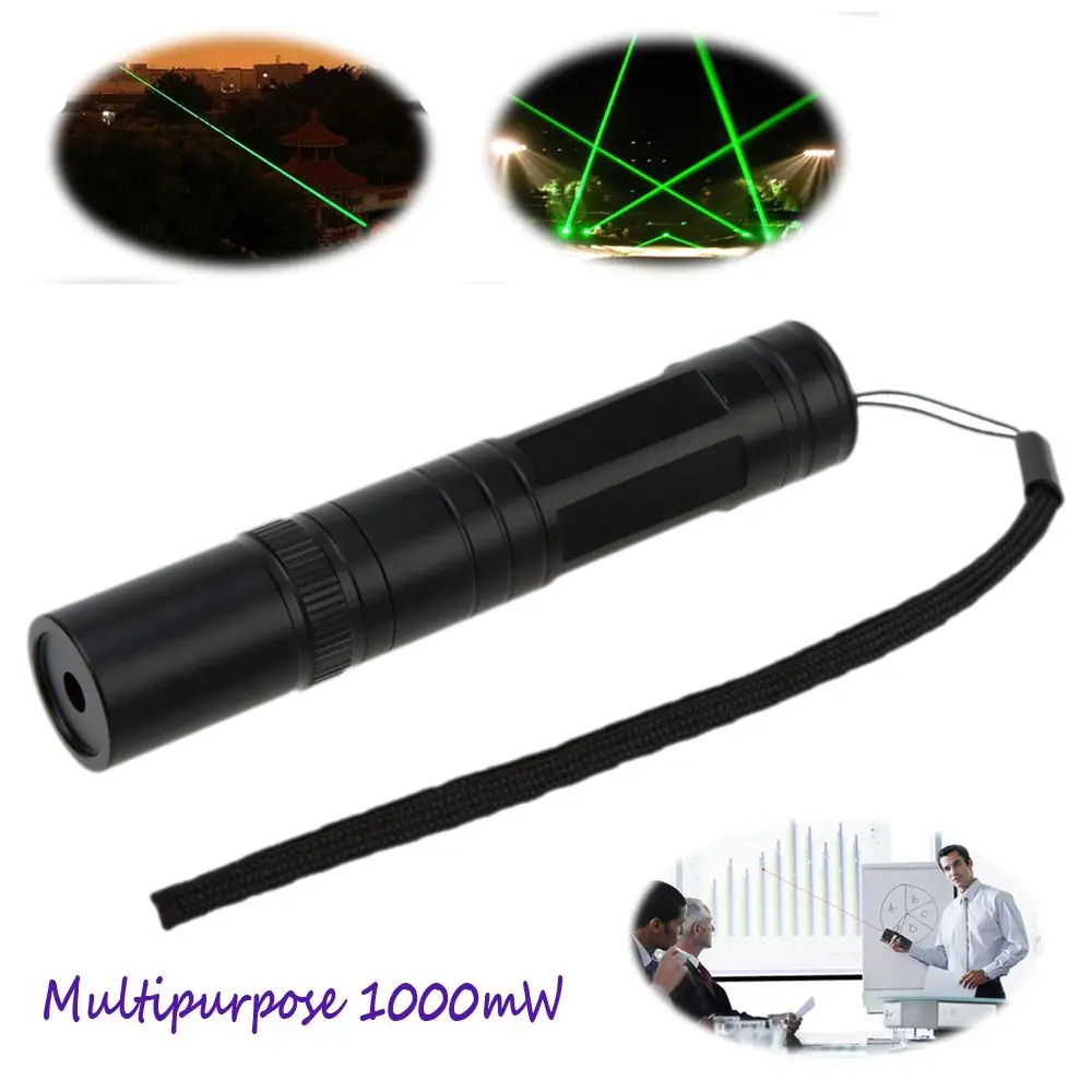  JD-850 1000 МВт высокой мощности 532nm зеленый луч света лазерная указка фонарик 1500 м ультра-длинное слабом освещении