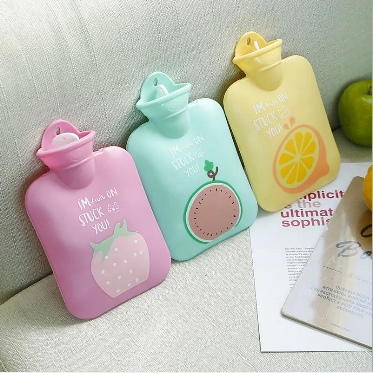 Hot Selling winter use warming rubber hot warm water bag Customize logo