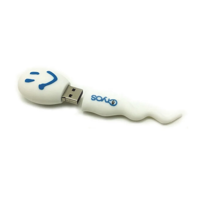 New idea! Custom Sexy Sperm shape Usb Flash Drive 4GB 8GB 16GB 32GB Pen Drives a good gift