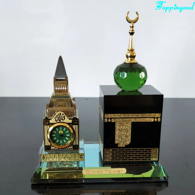 Makkah Crystal Royal Clock Tower Model For Muslim Souvenir