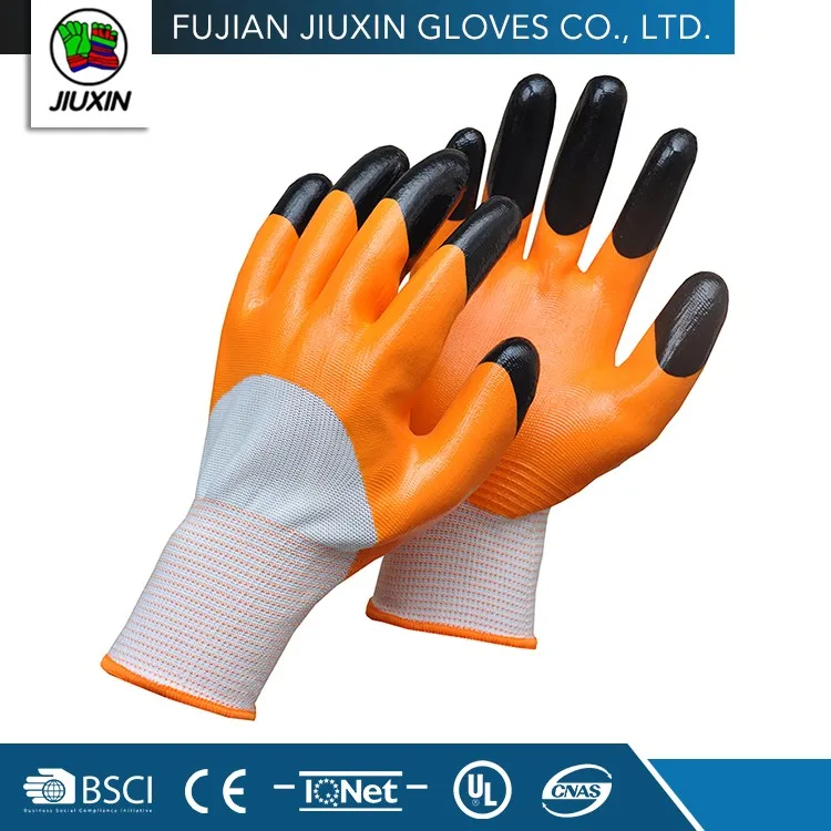 Factory made black latex gloves Anti-slip and breathable work latex gloves for carrying thing