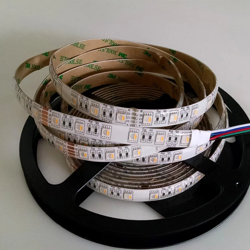 5050 led strip light 60led/M DC12V 24V ip65waterproof CRI80 rgbww led flexible strip