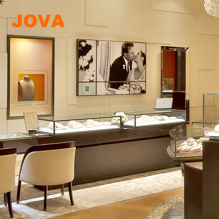 Simple Style Store Interior Design Showcase Jewelry Store Showcase