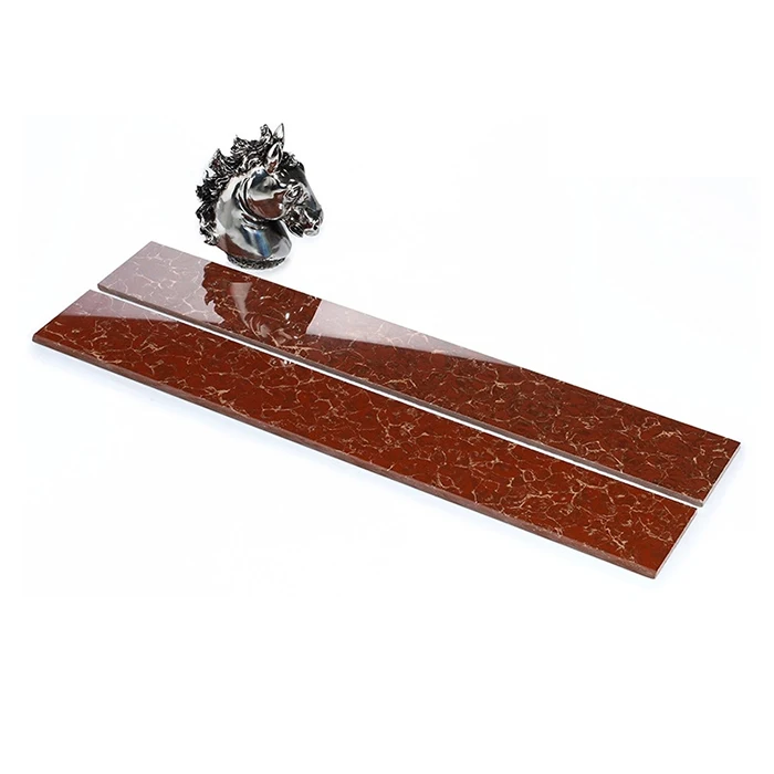 
Waterproof artificial marble baseboard molding for home decoration 