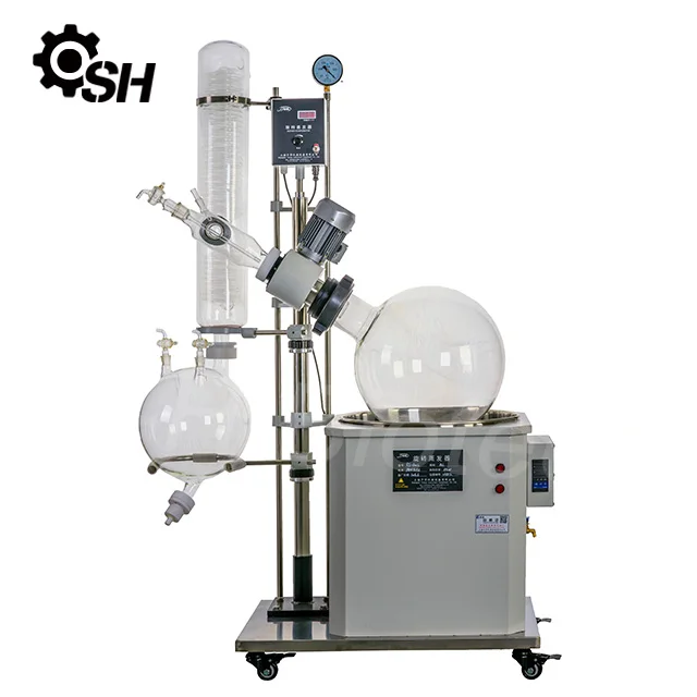 20 л роторный испаритель охладитель с вакуумным насосом