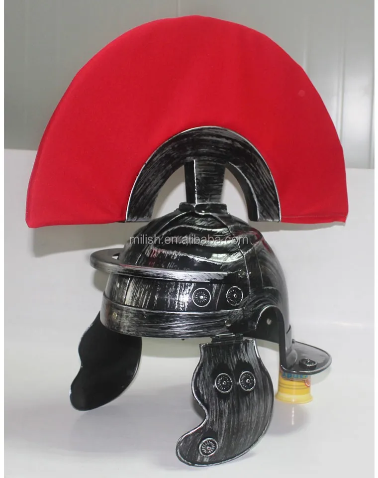 MHH107 Party plastic toy medieval armor roman war Spartan helmet/ roman centurion helmet