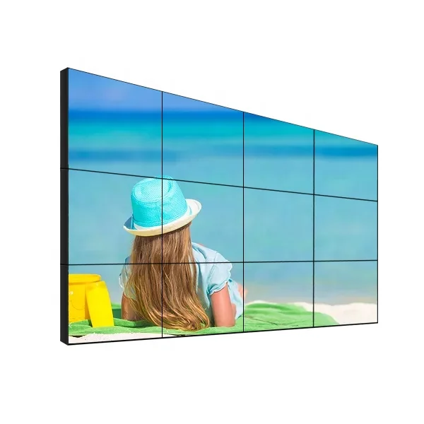 ultra-thin seamless 3x3 55 inch indoor 3D LCD Wall Panel 1080P Screen flexible mount video wall