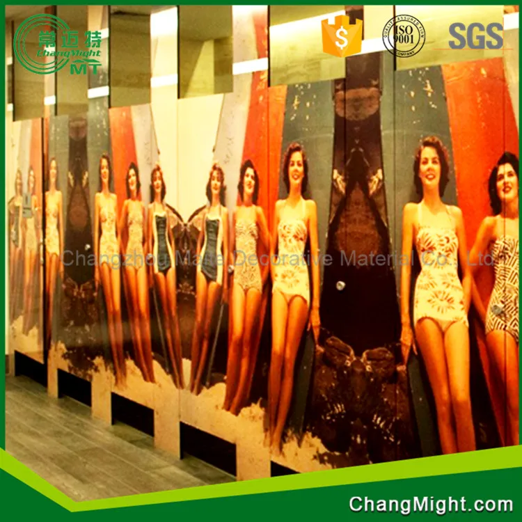 HOT SALE  high pressure laminate/morden new products high gloss hpl/complete/DIY ART COMPACT LAMINATES in changzhou