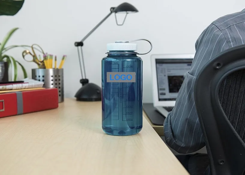 Бутылка для воды из тритана с широким горлышком, 32 унции, без БФА