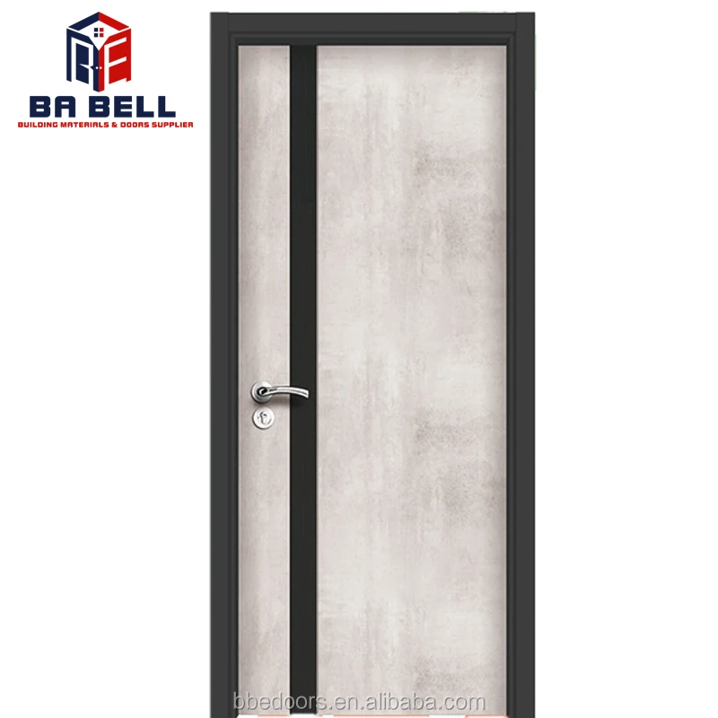 Modern Bangladesh pvc toilet door mdf pvc bathroom plastic interior door