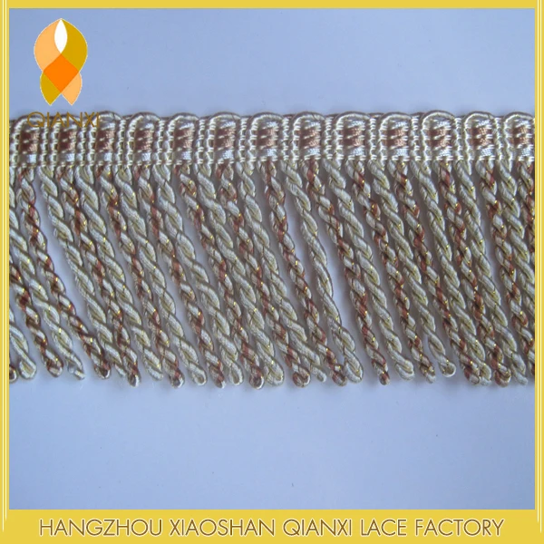 9 см Смешанные цвета витая веревка занавеска кисточка отделка бахромой