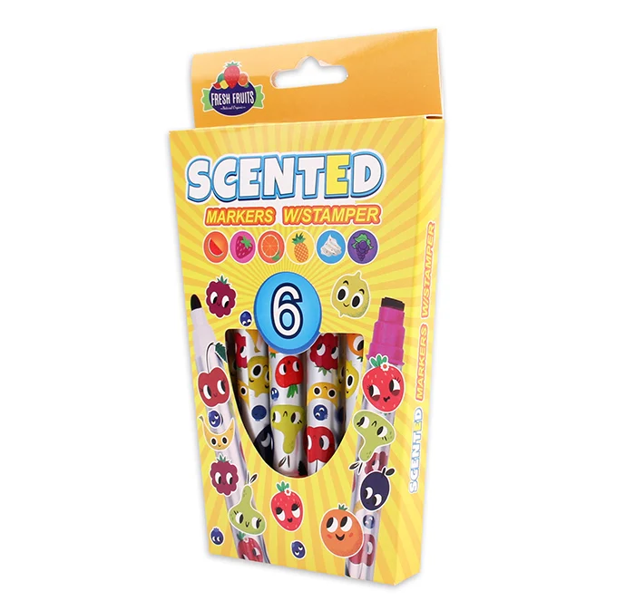 Licheng CM260 Scented Marker, Washable Stamp Color Marker Pen Set