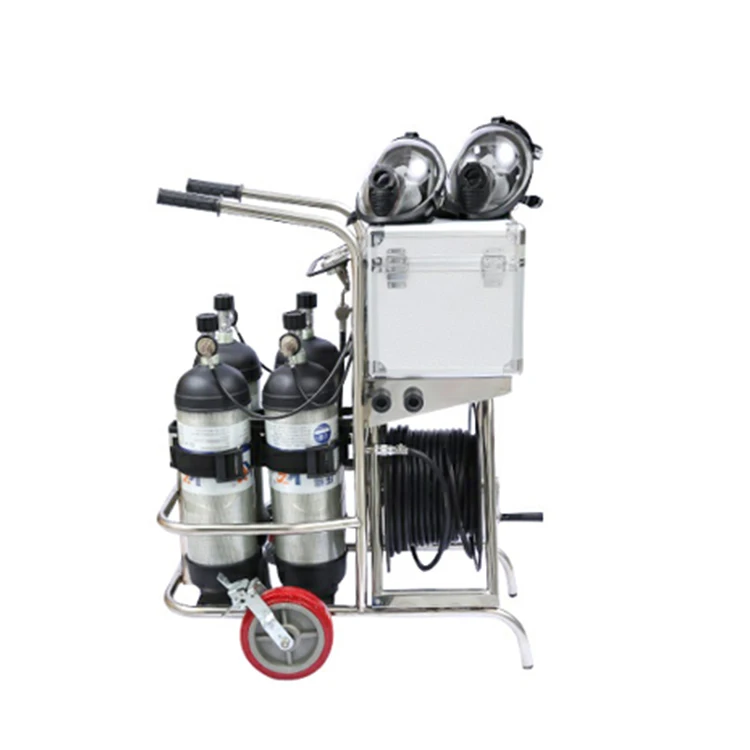 Высокое качество Портативный сжатого воздуха респиратор тележка дыхательный аппарат