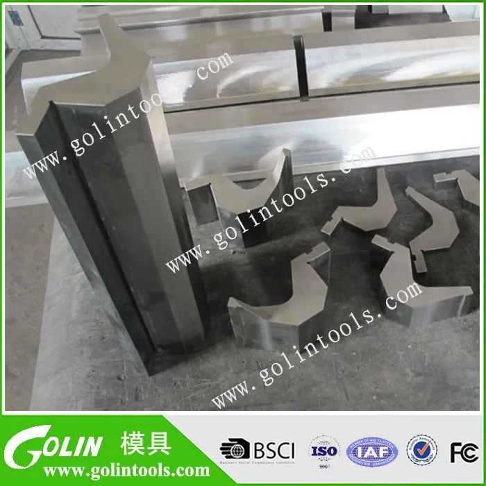 Long using life 835mm hydraulic cnc press brake top bending knife price