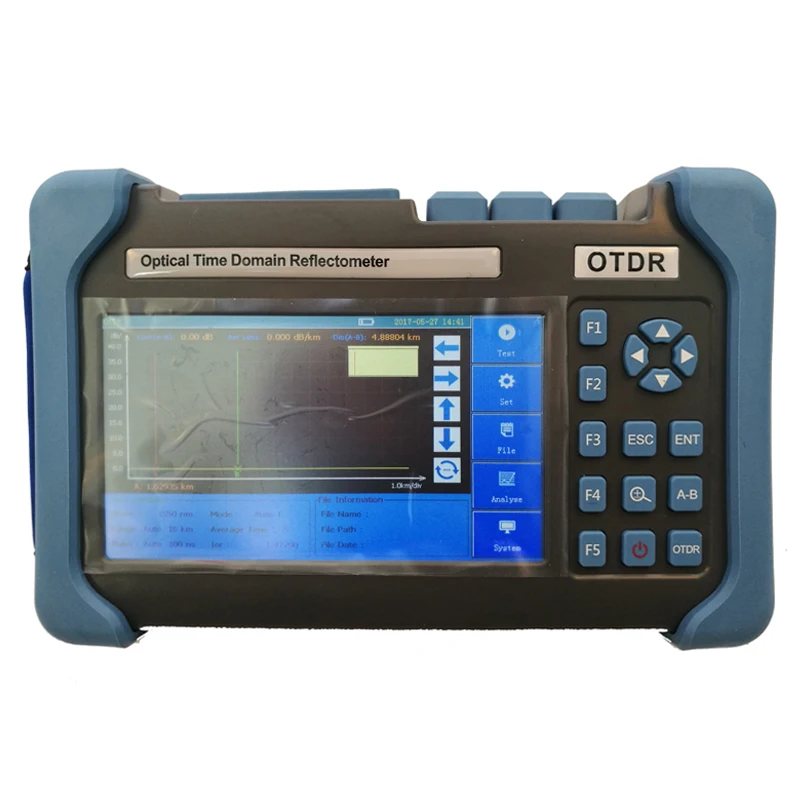 OTDR for SM MM Wavelength with Touch Screen and Optical Power Meter and VFL