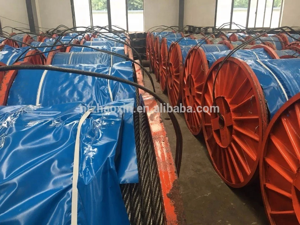 
Electro And Hot Dip 6x41 WS+FC/IWR Galvanized Steel Wire Rope 