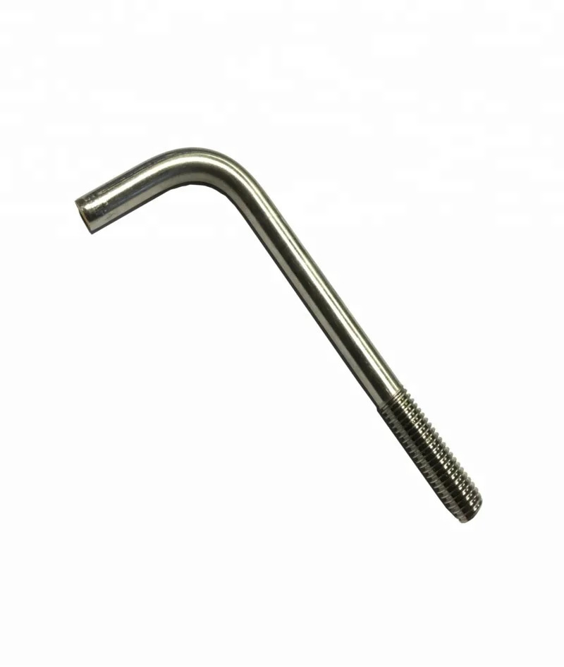 ASME B 18.31.5 Hook Bolts Right Angle Bend L shaped Foundation Anchor bolt