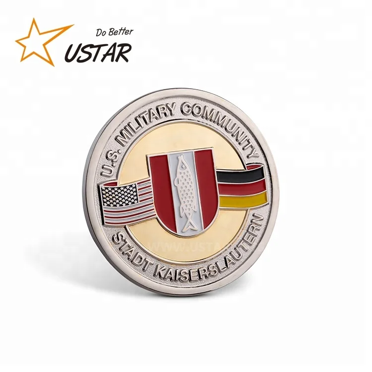 China Manufacturer Maker Custom Blank Coins Antique Metal Challenge Coins