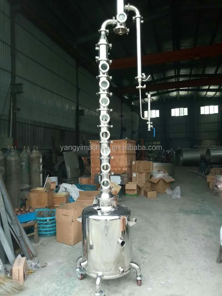 Mini home make alcohol copper still with tank