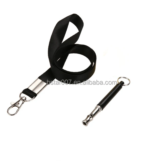 
Hot New Two-tone Ultrasonic Flute Dog Whistle to Stop Barking with Lanyard dog whistle with strap 