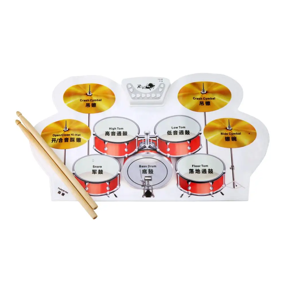 Konix Электрический барабан Сделано в Китае складной барабан набор профессиональных музыкальных инструментов