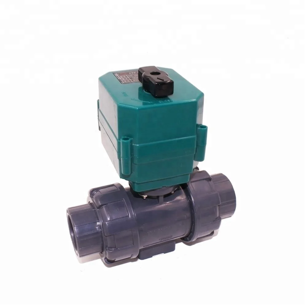 pvc 50mm motorized ball valve Electric Water Motorized Motorised Actuator pvc ball valves prices