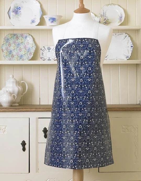 customized printing PVC apron  plastic apron pvc coated kitchen apron