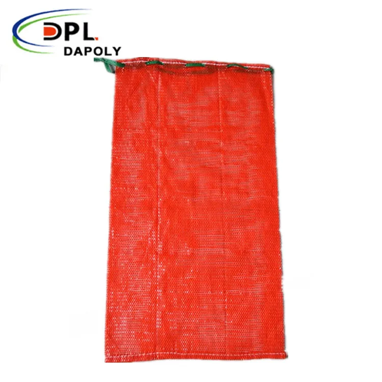 Ярко-красный цвет, упаковка, лук, трубчатый пластиковый PP Leno, сетчатый пакет для картофеля
