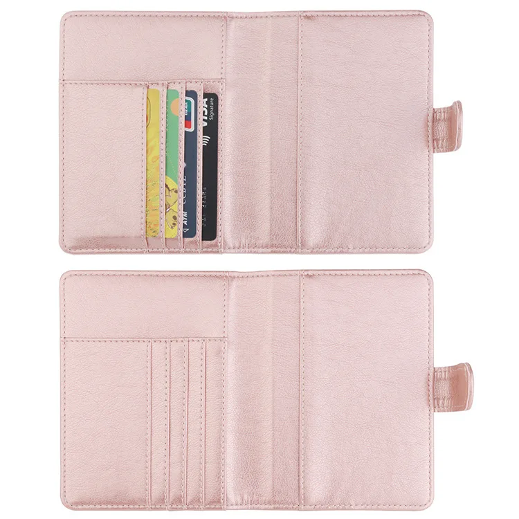 2019 PU Leather Passport Holder RFID Blocking Credit Card Passport Ticket Money Travel Holder for United States of America