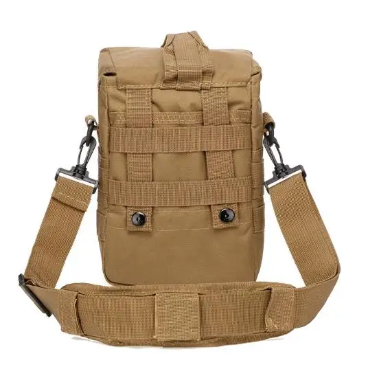M6 outdoor tactical cell phone mobile phone camera one shoulder strap bag with molle systems on backside and both sides