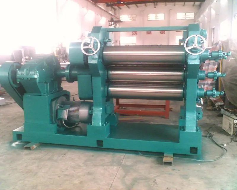 two roll 400mm diameter calender machine