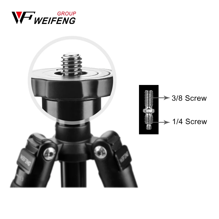 Portable Carbon Fiber DSLR Tripod outdoor light stand  360 degree Panorama Ball Head tripod for Camera Video Camcorder