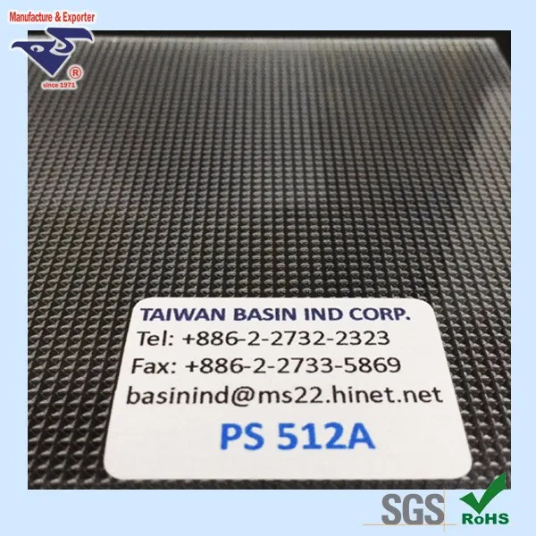 PS material clear prismatic diffuser sheet for fluorescent lamp