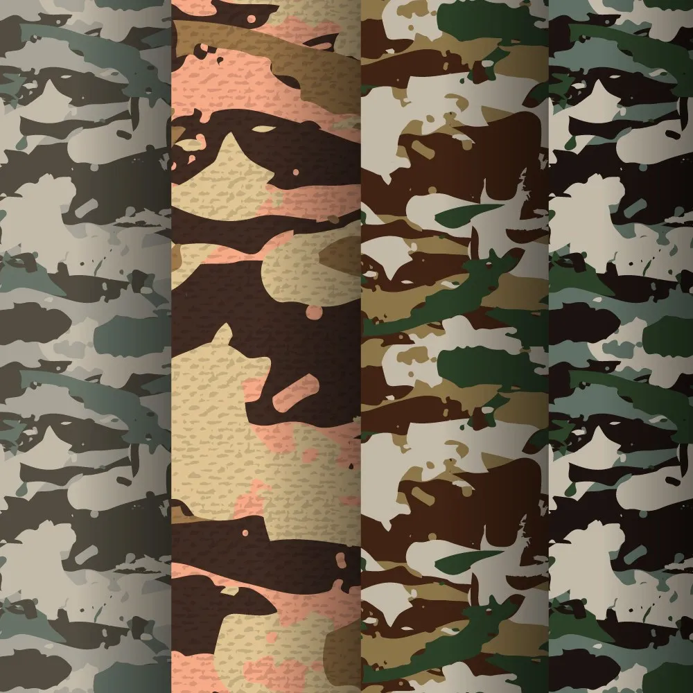 
polyester and cotton camouflage camo printing fabric for soldiers 