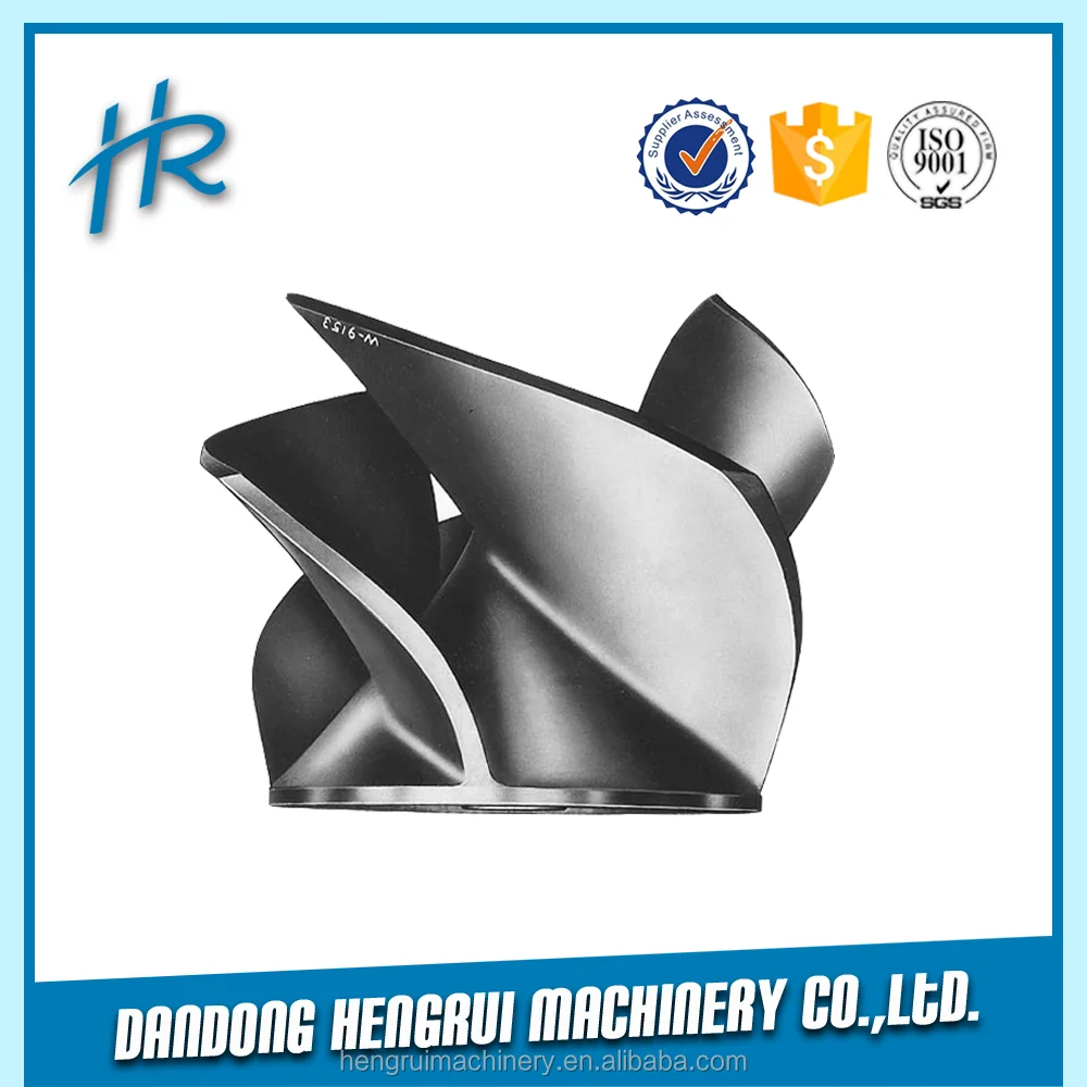 Алюминиевый водяной насос запчасти крыльчатку водяного насоса