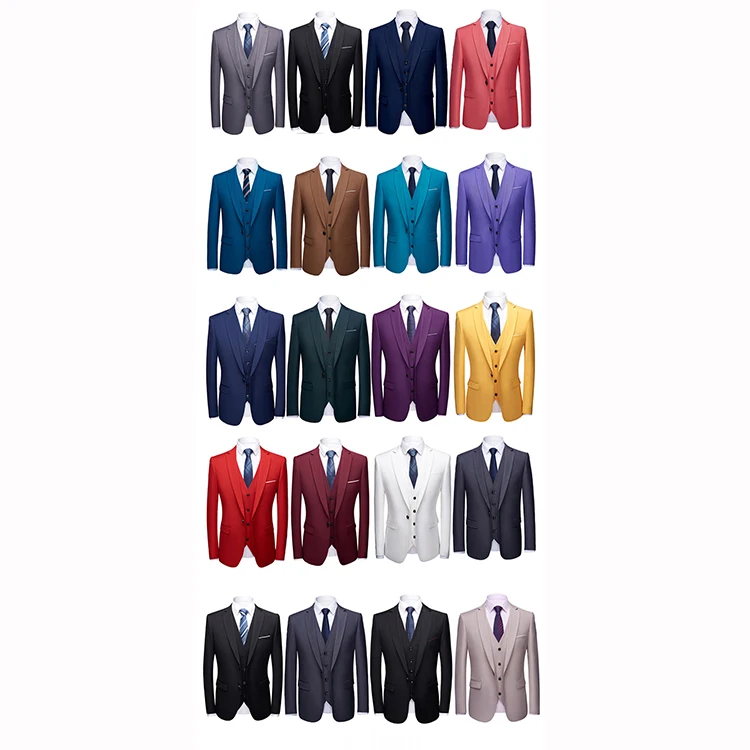 Wholesale Quality Cheap Readymade In Stock Business Hotel Office Men Suits